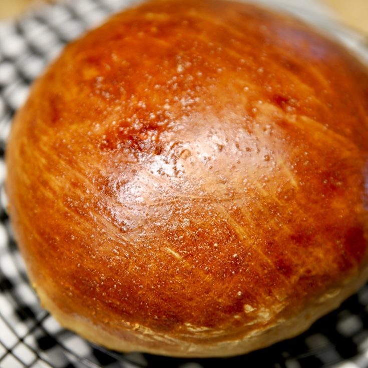 Hawaiian Round Bread Loaf.