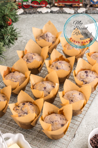 Holiday Cherry Chocolate Muffins