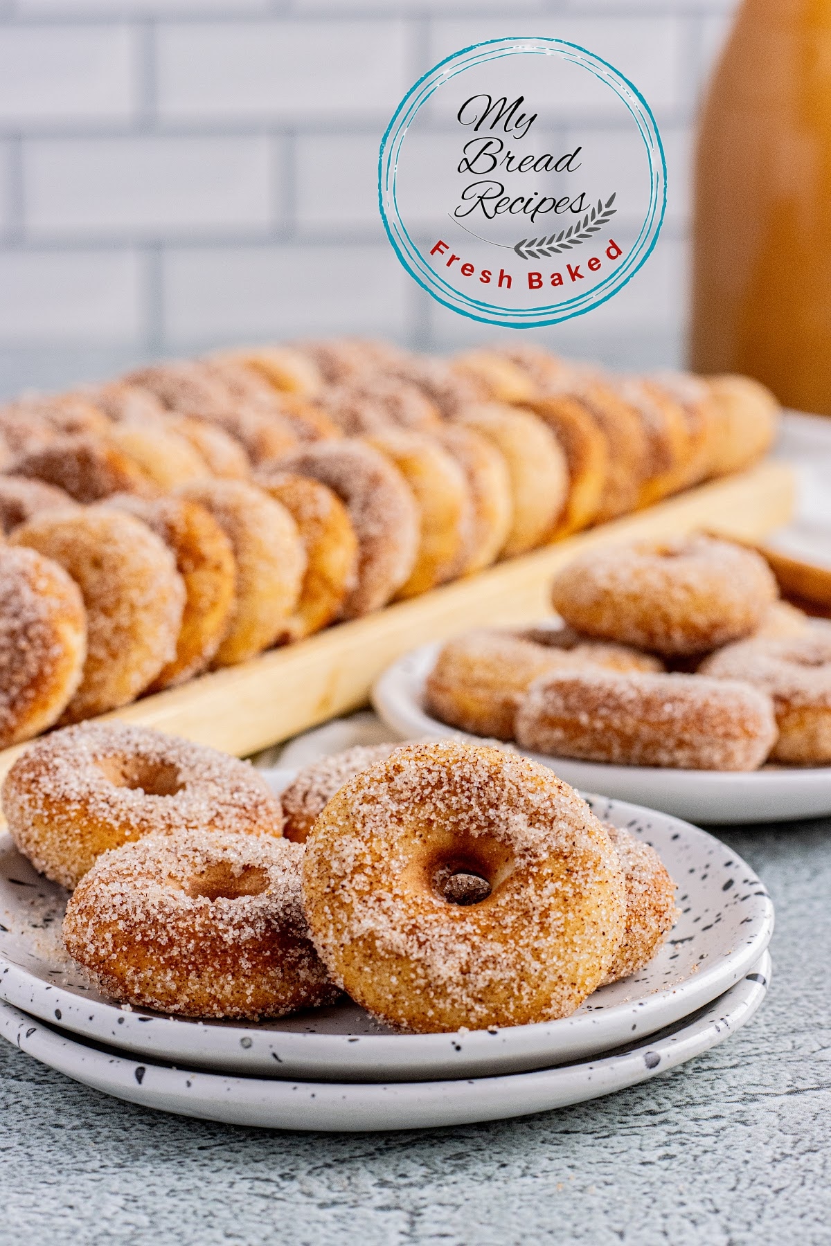 Sugared Apple Cider Mini Donuts